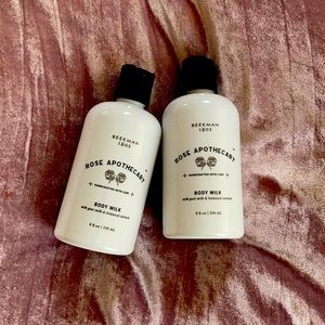 Schitts creek rose apotechary Beekman body milk